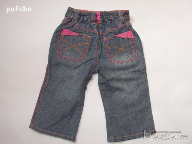 Разпродажба! Mothercare 3/4 летни дънки за 12-18 мес., снимка 2 - Бебешки дънки - 15265407