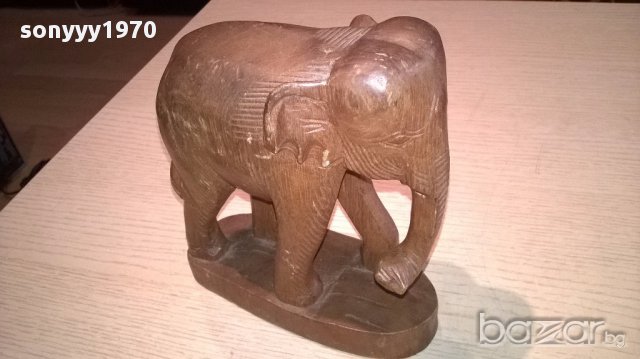 Красив слон-16/15/8см-внос швеицария, снимка 6 - Антикварни и старинни предмети - 14296193