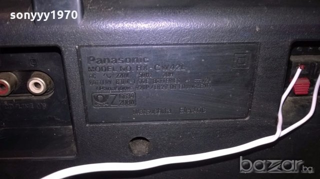 panasonic rx-cw42-ретро колекция-внос швеицария, снимка 15 - Ресийвъри, усилватели, смесителни пултове - 19384997