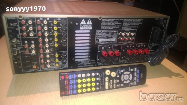 denon avr-2801-7-chanel saraund receiver-3-optical-8-s video-japan-от швеицария, снимка 13 - Ресийвъри, усилватели, смесителни пултове - 9062669