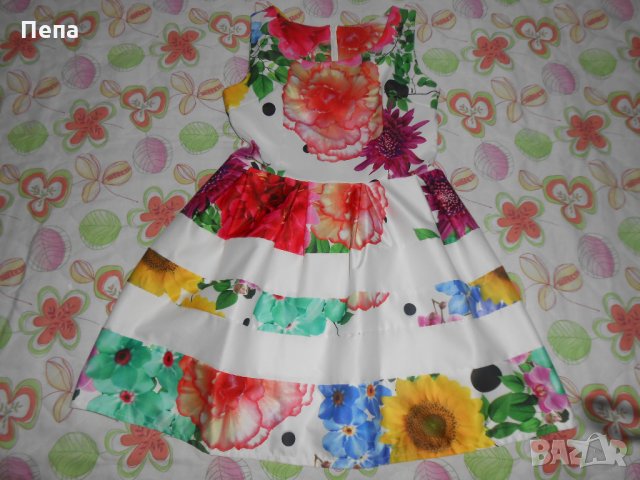 Слънчева стилна рокля размер L , снимка 2 - Рокли - 22462795