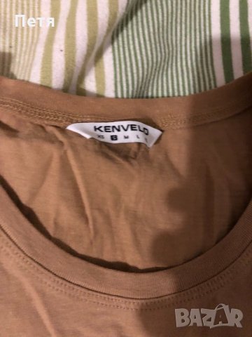 Kenvelo Дамска кафява тениска + подарък тениска, снимка 2 - Тениски - 24844399