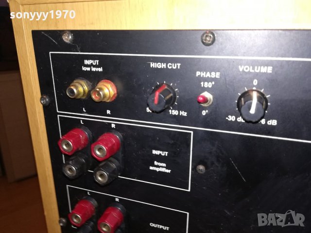 tonsil aktiv 202 subwoofer-amplifier-100w-внос швеицария, снимка 11 - Тонколони - 21697378