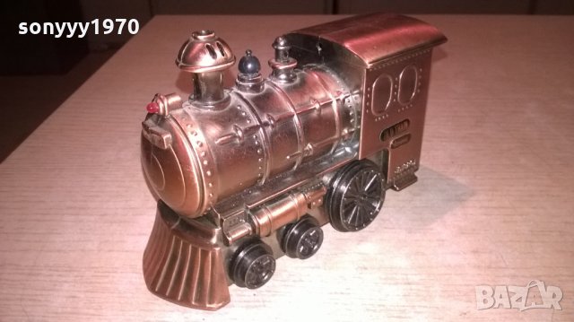 old train-метална запалка-13х8х6см-внос швеицария, снимка 3 - Колекции - 24717347