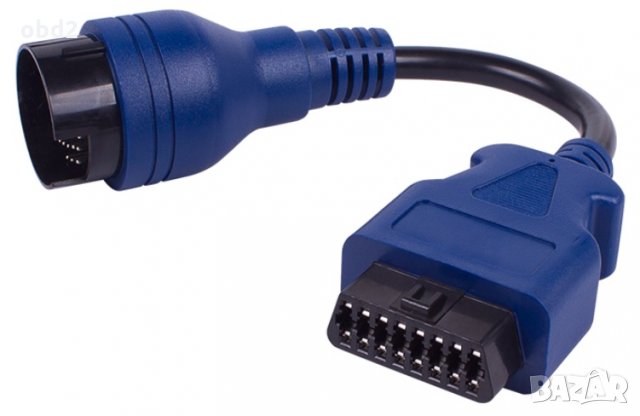 Кабел-преходник за IVECO pro-blue 38 pin мъжки към 16 pin OBD2, за Autocom / Delphi и др. , снимка 2 - Аксесоари и консумативи - 21646123