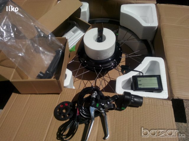 Електрическа капла за велосипед или триколка Електрически КИТ 1000ВАТА , снимка 3 - Части за велосипеди - 20834710
