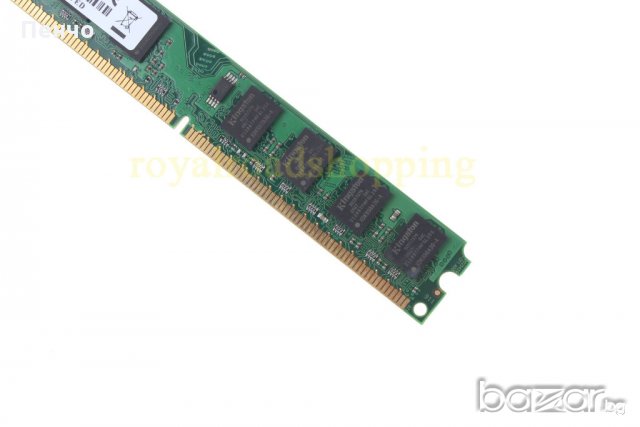 РАМ Памет с ниска плътност за Intel процесор 4GB 2x2GB DDR2 800MHz RAM PC2 6400U CL6 DIMM -Desktop-п, снимка 9 - RAM памет - 20297564