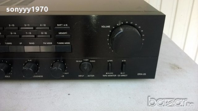 Denon dra-25 receiver-made in japan-внос швеицария, снимка 7 - Ресийвъри, усилватели, смесителни пултове - 18268066