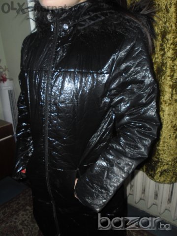 дълго яке  с качулка  и подарък , снимка 2 - Якета - 12012313