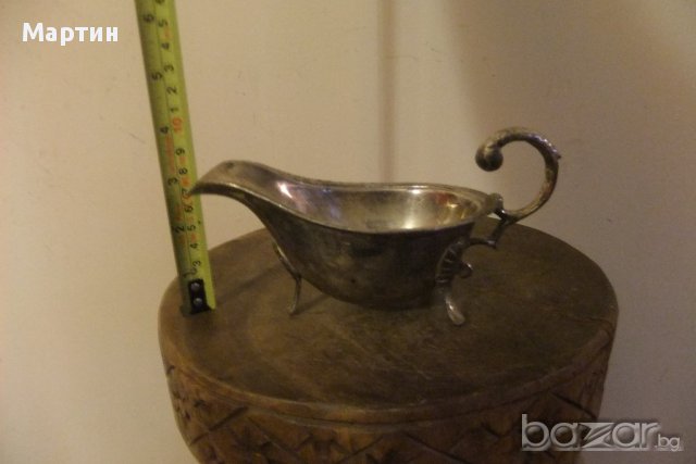 Стар масивен посребрен - Съд  (00807), снимка 2 - Сервизи - 12631232