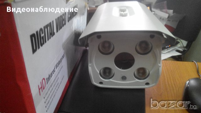Метална 1/3" Sony Ccd HD 1200tvl 6мм Лещи 4 LED Аrray Ir 70 Метра Нощно Виждане Охранителна Камера, снимка 3 - Камери - 9538953