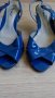  Lily shoes - сини летни обувки с ток, снимка 3