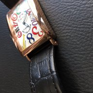 Мъжки луксозен часовник Franck Muller Crazy Hours клас ААА+ реплика, снимка 6 - Мъжки - 16678338
