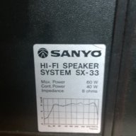 sanyo sx-33 hi-fi speaker system 40/60 wata 8 oma-внос швеицария, снимка 13 - Тонколони - 10267624