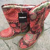 Нови ботуши Desigual 36 с етикет идея за подарък розово зелено, снимка 12 - Детски боти и ботуши - 22650854