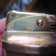 Стара бронзова запалка от Германия, снимка 2 - Антикварни и старинни предмети - 9605586
