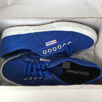 Сини кецове Superga с висока подметка номер 42, снимка 4 - Кецове - 24382311