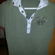 Дамска блуза с къс ръкав , снимка 1 - Тениски - 15125871