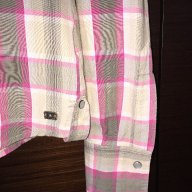 LEE COOPER дамска риза  оригинал, размер М slim fit, карирана, 100% памук, като нова!!!, снимка 2 - Ризи - 11098186