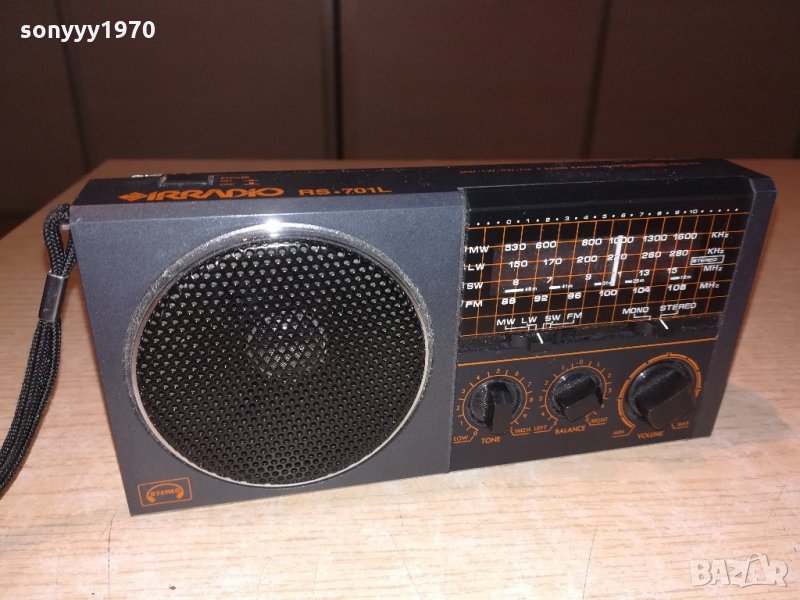 irradio rs.701l-receiver-за ремонт-внос швеицария, снимка 1