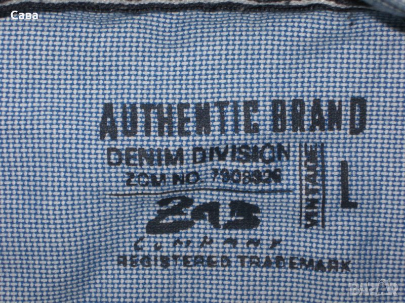 Риза ZAB AUT. BRAND   мъжка,Л, снимка 1