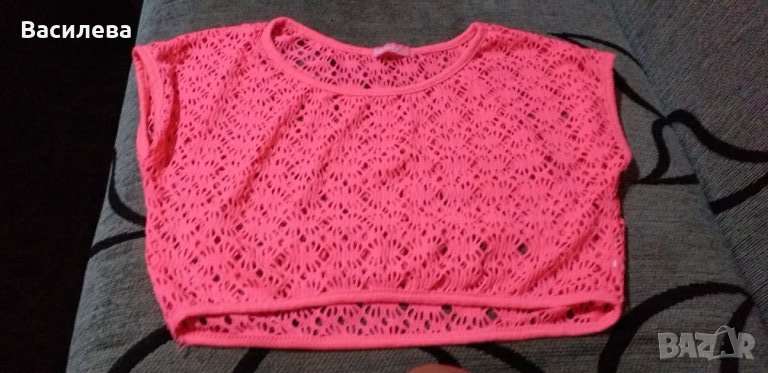 Детски комплект- потник и къса блузка, размер 12, ръст 146-152, снимка 1