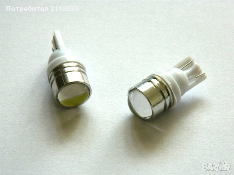 LED ДИОДНА КРУШКА T10 3W CREE CHIP 2бр., снимка 1