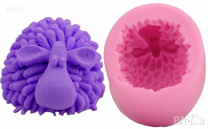 3D голяма вълниста Овца силиконов молд форма калъп за шоколад фондан гипс сапун свещ, снимка 1