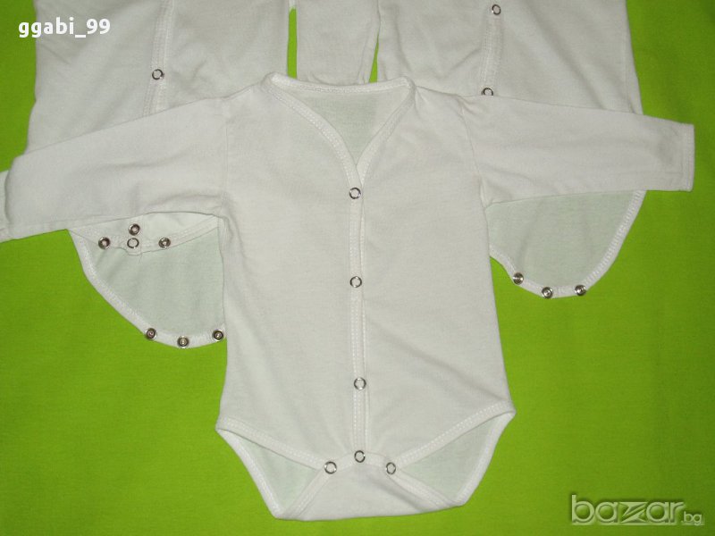 Боди с дълъг ръкав-3бр за 3лв , снимка 1