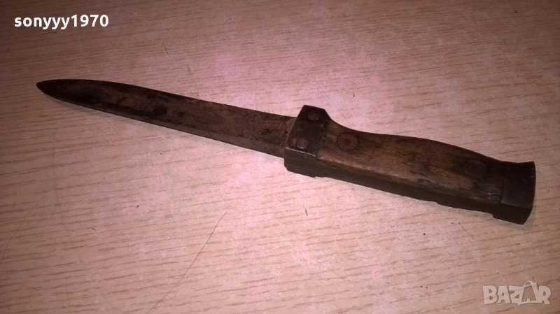 стар френски нож-колекционерски-внос франция-25см, снимка 1