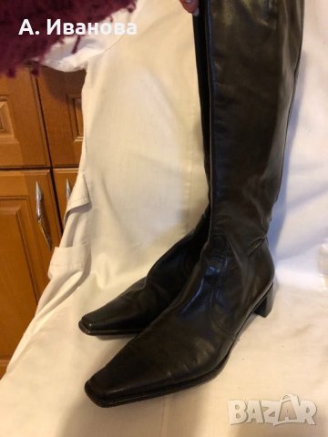 Дамски ботуши естествена кожа Billi Bi