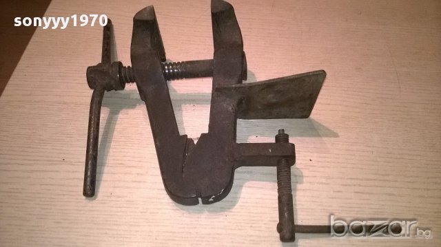 СТАРО-ковашко преносимо менгеме/стяга 25/25см-внос швеицария, снимка 2 - Менгемета - 16083842