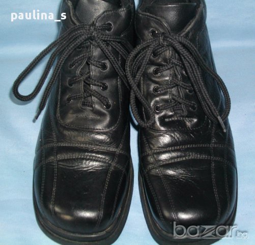 Дамски боти от естестевен телешки бокс, снимка 2 - Дамски боти - 16165194