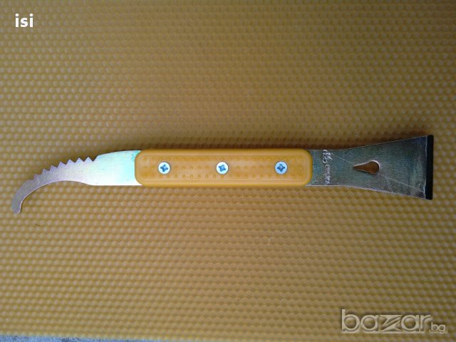 Пчеларски рамкоповдигач жълта дръжка М20-пчеларски инвентар