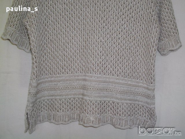 Памучна блуза / плетена дантела / голям размер / хипоалергична, снимка 9 - Корсети, бюстиета, топове - 14467160