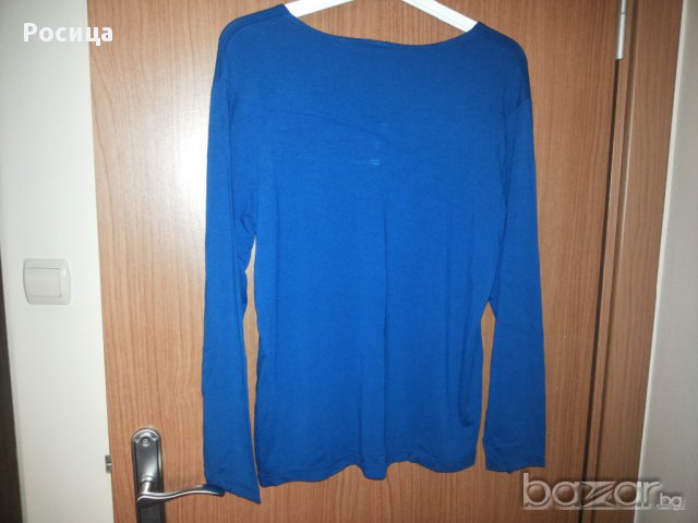 Нова синя блуза , снимка 2 - Блузи с дълъг ръкав и пуловери - 11154808