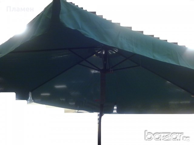 Градински чадър Merida 292 см. диаметър 8 спици и страни . Цвят СИН, снимка 9 - Други инструменти - 18482555