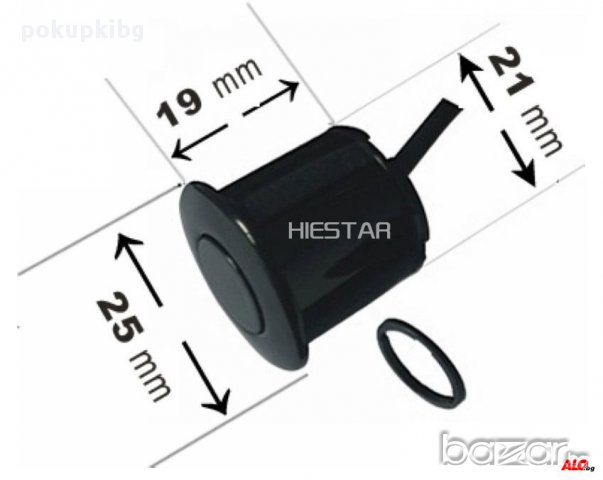 Парктроник с 8 сензора, светлинен дисплей и звукова сигнализация за кола,камион,бус,каравана, снимка 2 - Аксесоари и консумативи - 8699505