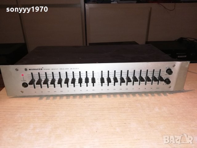 monacor ge-206a equalizer-made in taiwan-внос швеицария, снимка 13 - Ресийвъри, усилватели, смесителни пултове - 21638848