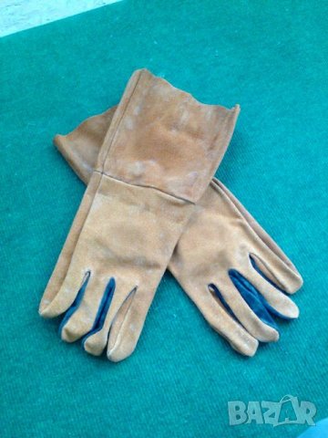Работни ръкавици заварчици естествена кожа, снимка 3 - Шапки - 25196489