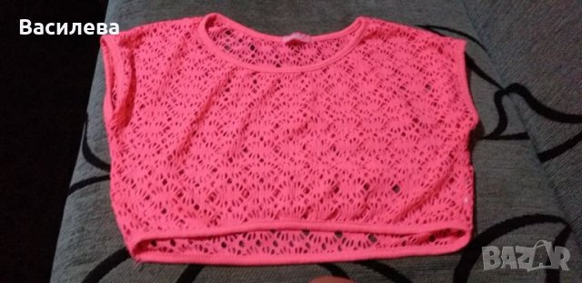 Детски комплект- потник и къса блузка, размер 12, ръст 146-152, снимка 1