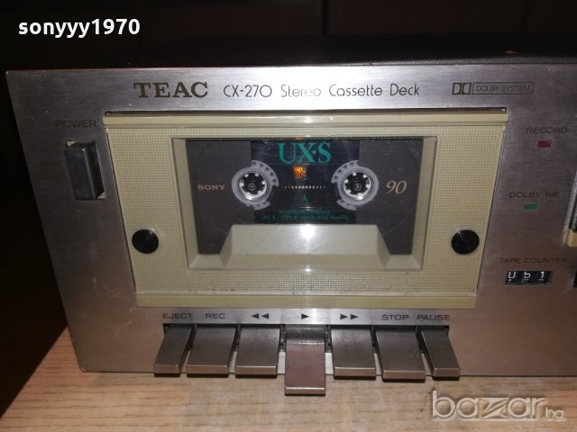 Teac cx-270-made in japan-нов внос швеицария, снимка 8 - Декове - 20565069