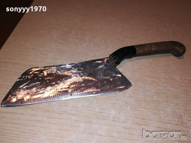 сатър с извита дръжка-34х10см-внос швеицария, снимка 6 - Антикварни и старинни предмети - 20286102