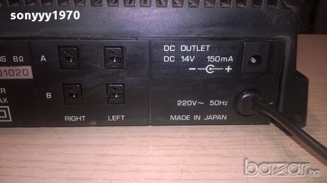 поръчан-teleton a-380s hi-fi amplifier-made in japan-внос швеицария, снимка 12 - Ресийвъри, усилватели, смесителни пултове - 16160809