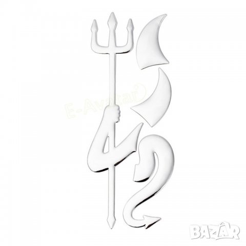 VW Devil - лепенка за емблемата на колата Ви - Дяволче., снимка 5 - Аксесоари и консумативи - 21980331