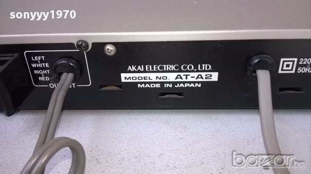 akai at-a2 stereo tuner-made in japan-внос швеицария, снимка 7 - Ресийвъри, усилватели, смесителни пултове - 18177614