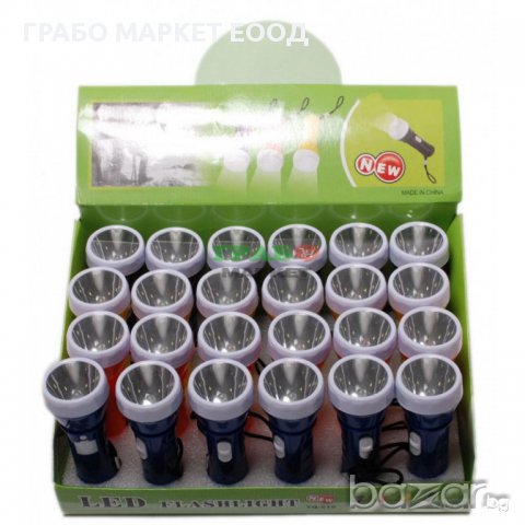 Диоден фенер, изработен от PVC материал. Дължина - 10 см., снимка 1