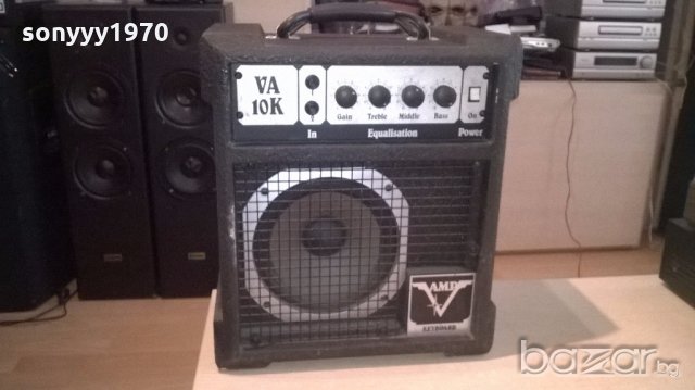 v amp-10k-guitar amplifier-made in england-внос англия, снимка 4 - Ресийвъри, усилватели, смесителни пултове - 19584893