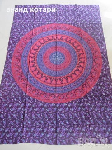 Индийски чаршафи тип мандала, снимка 2 - Спално бельо - 22887797