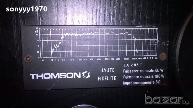 thomson ea685t/100w/8ohms-61х30х28см-внос швеицария, снимка 13 - Аудиосистеми - 17232510